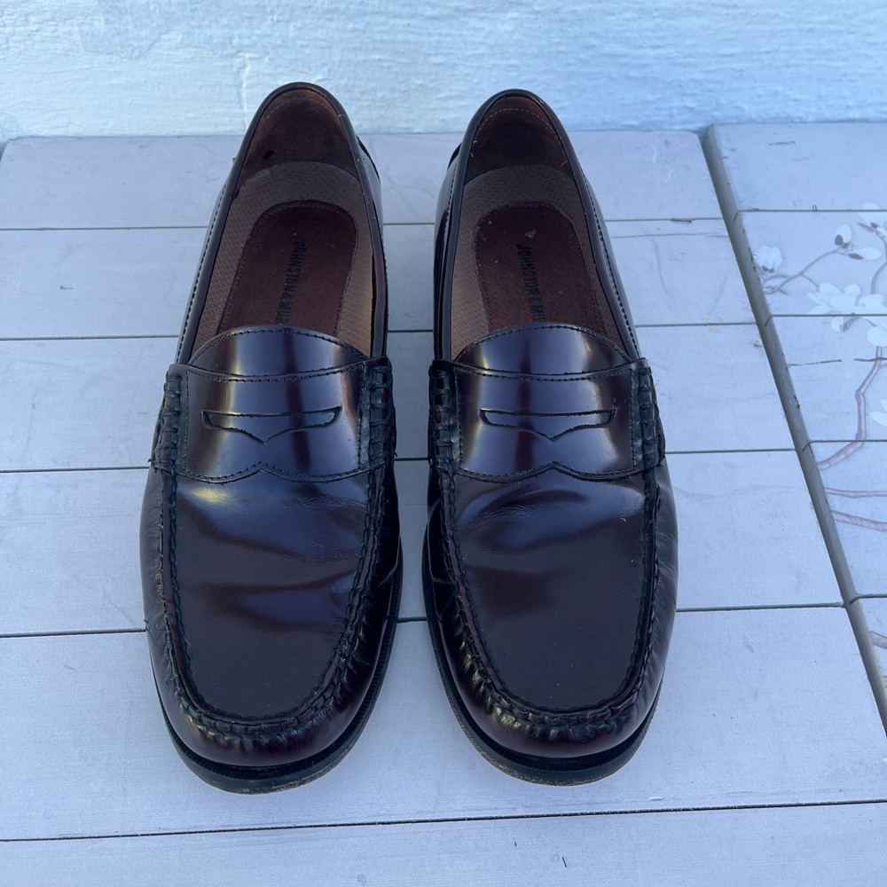 Johnston & Murphy Dark Brown Leather Loafers